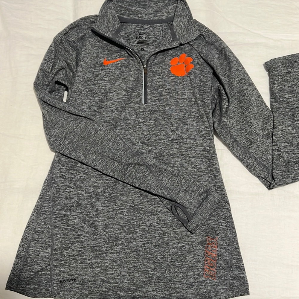 Clemson Nike Dri Fit Quarter Zip